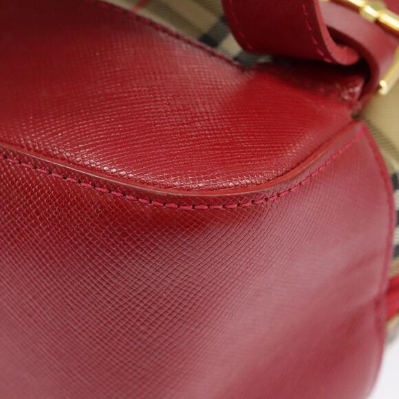 Burberry Nova Check Beige Canvas Backpack Bag (Pre-Owned) - Picture 10 of 16